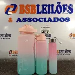 LOTE 407 - 01 KIT GARRAFA MOTIVACIONAL COM 03 PEÇAS. (NO ESTADO) ATENÇÃO! FAZER A VISITAÇÃO ANTES DE ARREMATAR, NÃO SABEMOS SE FUNCIONA. LEILÃO NÃO TEM GARANTIA E NEM DEVOLUÇÃO, SUJEITO A POSSÍVEIS AVARIAS VISÍVEIS/OCULTAS E/OU AUSÊNCIA DE COMPONENTES.