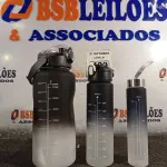 LOTE 409 - 01 KIT GARRAFA MOTIVACIONAL COM 03 PEÇAS. (NO ESTADO) ATENÇÃO! FAZER A VISITAÇÃO ANTES DE ARREMATAR, NÃO SABEMOS SE FUNCIONA. LEILÃO NÃO TEM GARANTIA E NEM DEVOLUÇÃO, SUJEITO A POSSÍVEIS AVARIAS VISÍVEIS/OCULTAS E/OU AUSÊNCIA DE COMPONENTES.