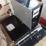 LOTE 489 - 01 CPU, 01 MONITOR, 01 TECLADO E 01 MOUSE. (NO ESTADO) ATENÇÃO! FAZER A VISITAÇÃO ANTES DE ARREMATAR, NÃO SABEMOS SE FUNCIONA. LEILÃO NÃO TEM GARANTIA E NEM DEVOLUÇÃO, SUJEITO A POSSÍVEIS AVARIAS VISÍVEIS/OCULTAS E/OU AUSÊNCIA DE COMPONENTES.
