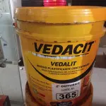 LOTE 365 - 01 BALDE DE VEDALIT, ADITIVO PLASTIFICANTE CONCENTRADO PARA ARGAMASSA DE ASSENTAMENTO E REBOCO CONVENCIONAL 18L. (NO ESTADO) ATENÇÃO! FAZER A VISITAÇÃO ANTES DE ARREMATAR, NÃO SABEMOS SE FUNCIONA. LEILÃO NÃO TEM GARANTIA E NEM DEVOLUÇÃO, SUJEITO A POSSÍVEIS AVARIAS VISÍVEIS/OCULTAS E/OU AUSÊNCIA DE COMPONENTES.