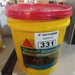 LOTE 331 - 01 BALDE DE SIKANOL ALVENARIA, ADITIVO PLASTIFICANTE PARA ARGAMASSA DE ASSENTAMENTO E REBOCO. (NO ESTADO) ATENÇÃO! FAZER A VISITAÇÃO ANTES DE ARREMATAR, NÃO SABEMOS SE FUNCIONA. LEILÃO NÃO TEM GARANTIA E NEM DEVOLUÇÃO, SUJEITO A POSSÍVEIS AVARIAS VISÍVEIS/OCULTAS E/OU AUSÊNCIA DE COMPONENTES.