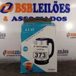 LOTE 373 - 01 JARRA ELÉTRICA 3 LITROS 220V. (NO ESTADO) ATENÇÃO! FAZER A VISITAÇÃO ANTES DE ARREMATAR, NÃO SABEMOS SE FUNCIONA. LEILÃO NÃO TEM GARANTIA E NEM DEVOLUÇÃO, SUJEITO A POSSÍVEIS AVARIAS VISÍVEIS/OCULTAS E/OU AUSÊNCIA DE COMPONENTES.