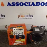 LOTE 401 - 01 ESPREMEDOR FRUITMAX 127V. (NO ESTADO) ATENÇÃO! FAZER A VISITAÇÃO ANTES DE ARREMATAR, NÃO SABEMOS SE FUNCIONA. LEILÃO NÃO TEM GARANTIA E NEM DEVOLUÇÃO, SUJEITO A POSSÍVEIS AVARIAS VISÍVEIS/OCULTAS E/OU AUSÊNCIA DE COMPONENTES.