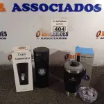 LOTE 404 - 01 KIT COPO + GARRAFA TÉRMICOS. (NO ESTADO) ATENÇÃO! FAZER A VISITAÇÃO ANTES DE ARREMATAR, NÃO SABEMOS SE FUNCIONA. LEILÃO NÃO TEM GARANTIA E NEM DEVOLUÇÃO, SUJEITO A POSSÍVEIS AVARIAS VISÍVEIS/OCULTAS E/OU AUSÊNCIA DE COMPONENTES.