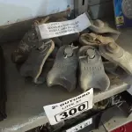 LOTE 300 - 10 MANILHAS/SAPATILHAS PARA CABO DE AÇO. (NO ESTADO) ATENÇÃO! FAZER A VISITAÇÃO ANTES DE ARREMATAR, NÃO SABEMOS SE FUNCIONA. LEILÃO NÃO TEM GARANTIA E NEM DEVOLUÇÃO, SUJEITO A POSSÍVEIS AVARIAS VISÍVEIS/OCULTAS E/OU AUSÊNCIA DE COMPONENTES.