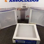 LOTE 305 - 04 LUMINÁRIAS DE EMBUTIR MARCA EDIBRAZ. (NO ESTADO) ATENÇÃO! FAZER A VISITAÇÃO ANTES DE ARREMATAR, NÃO SABEMOS SE FUNCIONA. LEILÃO NÃO TEM GARANTIA E NEM DEVOLUÇÃO, SUJEITO A POSSÍVEIS AVARIAS VISÍVEIS/OCULTAS E/OU AUSÊNCIA DE COMPONENTES.