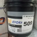 LOTE 509 - 01 BALDE DE GRAXA EVORA POLY EX NLGI:2 10KG. (NO ESTADO) ATENÇÃO! FAZER A VISITAÇÃO ANTES DE ARREMATAR, NÃO SABEMOS SE FUNCIONA. LEILÃO NÃO TEM GARANTIA E NEM DEVOLUÇÃO, SUJEITO A POSSÍVEIS AVARIAS VISÍVEIS/OCULTAS E/OU AUSÊNCIA DE COMPONENTES.