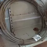 LOTE 319 - 01 ROLO DE CABO DE AÇO 3/8” COM 40 METROS. (NO ESTADO) ATENÇÃO! FAZER A VISITAÇÃO ANTES DE ARREMATAR, NÃO SABEMOS SE FUNCIONA. LEILÃO NÃO TEM GARANTIA E NEM DEVOLUÇÃO, SUJEITO A POSSÍVEIS AVARIAS VISÍVEIS/OCULTAS E/OU AUSÊNCIA DE COMPONENTES.