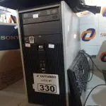 LOTE 330 - 01 CPU, 01 MONITOR, 01 TECLADO E 01 MOUSE. (NO ESTADO) ATENÇÃO! FAZER A VISITAÇÃO ANTES DE ARREMATAR, NÃO SABEMOS SE FUNCIONA. LEILÃO NÃO TEM GARANTIA E NEM DEVOLUÇÃO, SUJEITO A POSSÍVEIS AVARIAS VISÍVEIS/OCULTAS E/OU AUSÊNCIA DE COMPONENTES.
