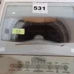LOTE 531 - 01 LAVADORA DE ROUPAS 8KG MARCA BRASTEMP 220V. (NO ESTADO) ATENÇÃO! FAZER A VISITAÇÃO ANTES DE ARREMATAR, NÃO SABEMOS SE FUNCIONA. LEILÃO NÃO TEM GARANTIA E NEM DEVOLUÇÃO, SUJEITO A POSSÍVEIS AVARIAS VISÍVEIS/OCULTAS E/OU AUSÊNCIA DE COMPONENTES.
