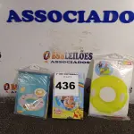 LOTE 436 - 03 BOIAS INFANTIS. (NO ESTADO) ATENÇÃO! FAZER A VISITAÇÃO ANTES DE ARREMATAR, NÃO SABEMOS SE FUNCIONA. LEILÃO NÃO TEM GARANTIA E NEM DEVOLUÇÃO, SUJEITO A POSSÍVEIS AVARIAS VISÍVEIS/OCULTAS E/OU AUSÊNCIA DE COMPONENTES.