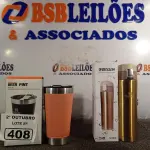 LOTE 408 - 01 KIT COPO + GARRAFA TÉRMICOS. (NO ESTADO) ATENÇÃO! FAZER A VISITAÇÃO ANTES DE ARREMATAR, NÃO SABEMOS SE FUNCIONA. LEILÃO NÃO TEM GARANTIA E NEM DEVOLUÇÃO, SUJEITO A POSSÍVEIS AVARIAS VISÍVEIS/OCULTAS E/OU AUSÊNCIA DE COMPONENTES.