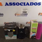LOTE 398 - 01 KIT COPO + GARRAFA TÉRMICOS. (NO ESTADO) ATENÇÃO! FAZER A VISITAÇÃO ANTES DE ARREMATAR, NÃO SABEMOS SE FUNCIONA. LEILÃO NÃO TEM GARANTIA E NEM DEVOLUÇÃO, SUJEITO A POSSÍVEIS AVARIAS VISÍVEIS/OCULTAS E/OU AUSÊNCIA DE COMPONENTES.