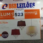 LOTE 523 - 01 PENDENTE SÃO PAULO 3XE27 VINHO. (NO ESTADO) ATENÇÃO! FAZER A VISITAÇÃO ANTES DE ARREMATAR, NÃO SABEMOS SE FUNCIONA. LEILÃO NÃO TEM GARANTIA E NEM DEVOLUÇÃO, SUJEITO A POSSÍVEIS AVARIAS VISÍVEIS/OCULTAS E/OU AUSÊNCIA DE COMPONENTES.