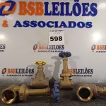 LOTE 598 - 02 REGISTROS BRUTO DE GAVETA DOCOL 1.1/2” E 02 REGISTROS MIPEL DE 40. (NO ESTADO) ATENÇÃO! FAZER A VISITAÇÃO ANTES DE ARREMATAR, NÃO SABEMOS SE FUNCIONA. LEILÃO NÃO TEM GARANTIA E NEM DEVOLUÇÃO, SUJEITO A POSSÍVEIS AVARIAS VISÍVEIS/OCULTAS E/OU AUSÊNCIA DE COMPONENTES.