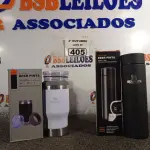 LOTE 405 - 01 KIT COPO + GARRAFA TÉRMICOS. (NO ESTADO) ATENÇÃO! FAZER A VISITAÇÃO ANTES DE ARREMATAR, NÃO SABEMOS SE FUNCIONA. LEILÃO NÃO TEM GARANTIA E NEM DEVOLUÇÃO, SUJEITO A POSSÍVEIS AVARIAS VISÍVEIS/OCULTAS E/OU AUSÊNCIA DE COMPONENTES.