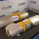 LOTE 514 - 02 ROLOS DE MANTA ASFÁLTICA MULTIUSO. (NO ESTADO) ATENÇÃO! FAZER A VISITAÇÃO ANTES DE ARREMATAR, NÃO SABEMOS SE FUNCIONA. LEILÃO NÃO TEM GARANTIA E NEM DEVOLUÇÃO, SUJEITO A POSSÍVEIS AVARIAS VISÍVEIS/OCULTAS E/OU AUSÊNCIA DE COMPONENTES.
