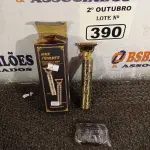 LOTE 390 - 01 MÁQUINA DE CORTAR CABELO. (NO ESTADO) ATENÇÃO! FAZER A VISITAÇÃO ANTES DE ARREMATAR, NÃO SABEMOS SE FUNCIONA. LEILÃO NÃO TEM GARANTIA E NEM DEVOLUÇÃO, SUJEITO A POSSÍVEIS AVARIAS VISÍVEIS/OCULTAS E/OU AUSÊNCIA DE COMPONENTES.