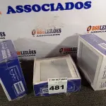 LOTE 481 - 04 LUMINÁRIAS DE EMBUTIR 8113 RETO EDIBRAZ. (NO ESTADO) ATENÇÃO! FAZER A VISITAÇÃO ANTES DE ARREMATAR, NÃO SABEMOS SE FUNCIONA. LEILÃO NÃO TEM GARANTIA E NEM DEVOLUÇÃO, SUJEITO A POSSÍVEIS AVARIAS VISÍVEIS/OCULTAS E/OU AUSÊNCIA DE COMPONENTES.