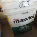 LOTE 348 - 01 BALDE DE TINTA MAXIVINIL INTERIORES NA COR FOSCO BRANCO NEVE. (NO ESTADO) ATENÇÃO! FAZER A VISITAÇÃO ANTES DE ARREMATAR, NÃO SABEMOS SE FUNCIONA. LEILÃO NÃO TEM GARANTIA E NEM DEVOLUÇÃO, SUJEITO A POSSÍVEIS AVARIAS VISÍVEIS/OCULTAS E/OU AUSÊNCIA DE COMPONENTES.