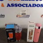 LOTE 406 - 01 KIT COPO + GARRAFA TÉRMICOS. (NO ESTADO) ATENÇÃO! FAZER A VISITAÇÃO ANTES DE ARREMATAR, NÃO SABEMOS SE FUNCIONA. LEILÃO NÃO TEM GARANTIA E NEM DEVOLUÇÃO, SUJEITO A POSSÍVEIS AVARIAS VISÍVEIS/OCULTAS E/OU AUSÊNCIA DE COMPONENTES.