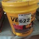 LOTE 622 - 01 BALDE DE VEDACIT, ADITIVO IMPERMEABILIZANTE PARA CONCRETOS E ARGAMASSAS 18L. (NO ESTADO) ATENÇÃO! FAZER A VISITAÇÃO ANTES DE ARREMATAR, NÃO SABEMOS SE FUNCIONA. LEILÃO NÃO TEM GARANTIA E NEM DEVOLUÇÃO, SUJEITO A POSSÍVEIS AVARIAS VISÍVEIS/OCULTAS E/OU AUSÊNCIA DE COMPONENTES.