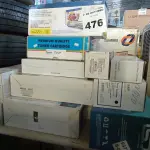 LOTE 476 - 01 LOTE COM VÁRIOS TONERS MARCAS E MODELOS DIVERSOS. (NO ESTADO) ATENÇÃO! FAZER A VISITAÇÃO ANTES DE ARREMATAR, NÃO SABEMOS SE FUNCIONA. LEILÃO NÃO TEM GARANTIA E NEM DEVOLUÇÃO, SUJEITO A POSSÍVEIS AVARIAS VISÍVEIS/OCULTAS E/OU AUSÊNCIA DE COMPONENTES.