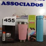 LOTE 455 - 01 KIT COPO + GARRAFA TÉRMICOS. (NO ESTADO) ATENÇÃO! FAZER A VISITAÇÃO ANTES DE ARREMATAR, NÃO SABEMOS SE FUNCIONA. LEILÃO NÃO TEM GARANTIA E NEM DEVOLUÇÃO, SUJEITO A POSSÍVEIS AVARIAS VISÍVEIS/OCULTAS E/OU AUSÊNCIA DE COMPONENTES.