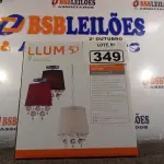 LOTE 349 - 01 LUMINÁRIA PENDENTE SÃO PAULO. (NO ESTADO) ATENÇÃO! FAZER A VISITAÇÃO ANTES DE ARREMATAR, NÃO SABEMOS SE FUNCIONA. LEILÃO NÃO TEM GARANTIA E NEM DEVOLUÇÃO, SUJEITO A POSSÍVEIS AVARIAS VISÍVEIS/OCULTAS E/OU AUSÊNCIA DE COMPONENTES.