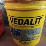 LOTE 272 - 01 BALDE DE VEDALIT, ADITIVO PLASTIFICANTE CONCENTRADO PARA ARGAMASSAS DE ASSENTAMENTO E REBOCO CONVENCIONAL 18L. (NO ESTADO) ATENÇÃO! FAZER A VISITAÇÃO ANTES DE ARREMATAR, NÃO SABEMOS SE FUNCIONA. LEILÃO NÃO TEM GARANTIA E NEM DEVOLUÇÃO, SUJEITO A POSSÍVEIS AVARIAS VISÍVEIS/OCULTAS E/OU AUSÊNCIA DE COMPONENTES.