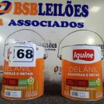 LOTE 168 - 02 GALÕES DE ESMALTE IQUINE MADEIRA E METAIS 3,6L NAS CORES VERMELHO. (NO ESTADO) ATENÇÃO! FAZER A VISITAÇÃO ANTES DE ARREMATAR, NÃO SABEMOS SE FUNCIONA. LEILÃO NÃO TEM GARANTIA E NEM DEVOLUÇÃO, SUJEITO A POSSÍVEIS AVARIAS VISÍVEIS/OCULTAS E/OU AUSÊNCIA DE COMPONENTES.