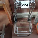 LOTE 274 - 02 CARRINHOS PARA TRANSPORTE DE CARGAS. (NO ESTADO) ATENÇÃO! FAZER A VISITAÇÃO ANTES DE ARREMATAR, NÃO SABEMOS SE FUNCIONA. LEILÃO NÃO TEM GARANTIA E NEM DEVOLUÇÃO, SUJEITO A POSSÍVEIS AVARIAS VISÍVEIS/OCULTAS E/OU AUSÊNCIA DE COMPONENTES.