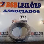 LOTE 175 - 01 ROLO DE CABO FLEXÍVEL 100M 1X 2,5MM NA COR CINZA(NOVO). (NO ESTADO) ATENÇÃO! FAZER A VISITAÇÃO ANTES DE ARREMATAR, NÃO SABEMOS SE FUNCIONA. LEILÃO NÃO TEM GARANTIA E NEM DEVOLUÇÃO, SUJEITO A POSSÍVEIS AVARIAS VISÍVEIS/OCULTAS E/OU AUSÊNCIA DE COMPONENTES.