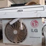 LOTE 263 - 01 AR-CONDICIONADO MARCA LG 12.000BTU. (NO ESTADO) ATENÇÃO! FAZER A VISITAÇÃO ANTES DE ARREMATAR, NÃO SABEMOS SE FUNCIONA. LEILÃO NÃO TEM GARANTIA E NEM DEVOLUÇÃO, SUJEITO A POSSÍVEIS AVARIAS VISÍVEIS/OCULTAS E/OU AUSÊNCIA DE COMPONENTES.