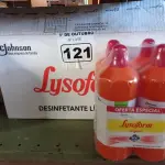 LOTE 121 - 12 LITROS DE LYSOFORM. (NO ESTADO) ATENÇÃO! FAZER A VISITAÇÃO ANTES DE ARREMATAR, NÃO SABEMOS SE FUNCIONA. LEILÃO NÃO TEM GARANTIA E NEM DEVOLUÇÃO, SUJEITO A POSSÍVEIS AVARIAS VISÍVEIS/OCULTAS E/OU AUSÊNCIA DE COMPONENTES.