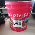 LOTE 254 - 01 BALDE DE DRYKOVEDA, ADITIVO IMPERMEABILIZANTE PARA CONCRETO E ARGAMASSA 18L. (NO ESTADO) ATENÇÃO! FAZER A VISITAÇÃO ANTES DE ARREMATAR, NÃO SABEMOS SE FUNCIONA. LEILÃO NÃO TEM GARANTIA E NEM DEVOLUÇÃO, SUJEITO A POSSÍVEIS AVARIAS VISÍVEIS/OCULTAS E/OU AUSÊNCIA DE COMPONENTES.