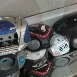 LOTE 638 - 14 APARELHOS DE SOM MARCAS E MODELOS DIVERSOS. (NO ESTADO) ATENÇÃO! FAZER A VISITAÇÃO ANTES DE ARREMATAR, NÃO SABEMOS SE FUNCIONA. LEILÃO NÃO TEM GARANTIA E NEM DEVOLUÇÃO, SUJEITO A POSSÍVEIS AVARIAS VISÍVEIS/OCULTAS E/OU AUSÊNCIA DE COMPONENTES.