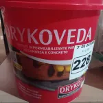 LOTE 228 - 01 BALDE DE DRYKOVEDA, ADITIVO IMPERMEABILIZANTE PARA CONCRETO E ARGAMASSA 18L. (NO ESTADO) ATENÇÃO! FAZER A VISITAÇÃO ANTES DE ARREMATAR, NÃO SABEMOS SE FUNCIONA. LEILÃO NÃO TEM GARANTIA E NEM DEVOLUÇÃO, SUJEITO A POSSÍVEIS AVARIAS VISÍVEIS/OCULTAS E/OU AUSÊNCIA DE COMPONENTES.