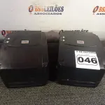 LOTE 046 - 02 IMPRESSORAS DE ETIQUETAS MARCAS TSC SENDO 01 COM FONTE. (NO ESTADO) ATENÇÃO! FAZER A VISITAÇÃO ANTES DE ARREMATAR, NÃO SABEMOS SE FUNCIONA. LEILÃO NÃO TEM GARANTIA E NEM DEVOLUÇÃO, SUJEITO A POSSÍVEIS AVARIAS VISÍVEIS/OCULTAS E/OU AUSÊNCIA DE COMPONENTES.