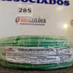 LOTE 285 - 01 ROLO DE CABO FLEXÍVEL 100M 1X 10MM NA COR VERDE(NOVO). (NO ESTADO) ATENÇÃO! FAZER A VISITAÇÃO ANTES DE ARREMATAR, NÃO SABEMOS SE FUNCIONA. LEILÃO NÃO TEM GARANTIA E NEM DEVOLUÇÃO, SUJEITO A POSSÍVEIS AVARIAS VISÍVEIS/OCULTAS E/OU AUSÊNCIA DE COMPONENTES.