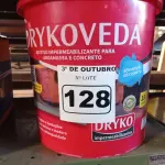 LOTE 128 - 01 BALDE DE DRYKOVEDA, ADITIVO IMPERMEABILIZANTE PARA CONCRETO E ARGAMASSA 18L. (NO ESTADO) ATENÇÃO! FAZER A VISITAÇÃO ANTES DE ARREMATAR, NÃO SABEMOS SE FUNCIONA. LEILÃO NÃO TEM GARANTIA E NEM DEVOLUÇÃO, SUJEITO A POSSÍVEIS AVARIAS VISÍVEIS/OCULTAS E/OU AUSÊNCIA DE COMPONENTES.