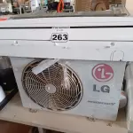 LOTE 263 - 01 AR-CONDICIONADO MARCA LG 12.000BTU. (NO ESTADO) ATENÇÃO! FAZER A VISITAÇÃO ANTES DE ARREMATAR, NÃO SABEMOS SE FUNCIONA. LEILÃO NÃO TEM GARANTIA E NEM DEVOLUÇÃO, SUJEITO A POSSÍVEIS AVARIAS VISÍVEIS/OCULTAS E/OU AUSÊNCIA DE COMPONENTES.