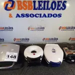LOTE 148 - 01 GEORGE FOREMAN, 01 SANDUICHEIRA, 01 MÁQUINA DE FAZER DONUTS E 01 MÁQUINA DE FAZE WAFFLE. (NO ESTADO) ATENÇÃO! FAZER A VISITAÇÃO ANTES DE ARREMATAR, NÃO SABEMOS SE FUNCIONA. LEILÃO NÃO TEM GARANTIA E NEM DEVOLUÇÃO, SUJEITO A POSSÍVEIS AVARIAS VISÍVEIS/OCULTAS E/OU AUSÊNCIA DE COMPONENTES.