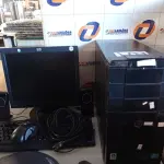 LOTE 103 - 01 CPU, 01 MONITOR, 01 TECLADO E 01 MOUSE. (NO ESTADO) ATENÇÃO! FAZER A VISITAÇÃO ANTES DE ARREMATAR, NÃO SABEMOS SE FUNCIONA. LEILÃO NÃO TEM GARANTIA E NEM DEVOLUÇÃO, SUJEITO A POSSÍVEIS AVARIAS VISÍVEIS/OCULTAS E/OU AUSÊNCIA DE COMPONENTES.