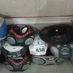 LOTE 638 - 14 APARELHOS DE SOM MARCAS E MODELOS DIVERSOS. (NO ESTADO) ATENÇÃO! FAZER A VISITAÇÃO ANTES DE ARREMATAR, NÃO SABEMOS SE FUNCIONA. LEILÃO NÃO TEM GARANTIA E NEM DEVOLUÇÃO, SUJEITO A POSSÍVEIS AVARIAS VISÍVEIS/OCULTAS E/OU AUSÊNCIA DE COMPONENTES.