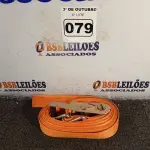 LOTE 079 - 01 CINTA PARA AMARRAÇÃO DE CARGAS. (NO ESTADO) ATENÇÃO! FAZER A VISITAÇÃO ANTES DE ARREMATAR, NÃO SABEMOS SE FUNCIONA. LEILÃO NÃO TEM GARANTIA E NEM DEVOLUÇÃO, SUJEITO A POSSÍVEIS AVARIAS VISÍVEIS/OCULTAS E/OU AUSÊNCIA DE COMPONENTES.