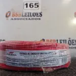 LOTE 165 - 01 ROLO DE CABO FLEXÍVEL 100M 1X 2,5MM NA COR VERMELHA(NOVO). (NO ESTADO) ATENÇÃO! FAZER A VISITAÇÃO ANTES DE ARREMATAR, NÃO SABEMOS SE FUNCIONA. LEILÃO NÃO TEM GARANTIA E NEM DEVOLUÇÃO, SUJEITO A POSSÍVEIS AVARIAS VISÍVEIS/OCULTAS E/OU AUSÊNCIA DE COMPONENTES.