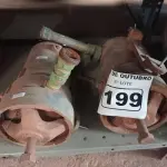 LOTE 199 - 02 BOMBAS D’AGUA. (NO ESTADO) ATENÇÃO! FAZER A VISITAÇÃO ANTES DE ARREMATAR, NÃO SABEMOS SE FUNCIONA. LEILÃO NÃO TEM GARANTIA E NEM DEVOLUÇÃO, SUJEITO A POSSÍVEIS AVARIAS VISÍVEIS/OCULTAS E/OU AUSÊNCIA DE COMPONENTES.