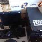 LOTE 103 - 01 CPU, 01 MONITOR, 01 TECLADO E 01 MOUSE. (NO ESTADO) ATENÇÃO! FAZER A VISITAÇÃO ANTES DE ARREMATAR, NÃO SABEMOS SE FUNCIONA. LEILÃO NÃO TEM GARANTIA E NEM DEVOLUÇÃO, SUJEITO A POSSÍVEIS AVARIAS VISÍVEIS/OCULTAS E/OU AUSÊNCIA DE COMPONENTES.