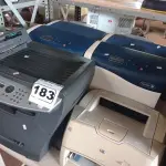 LOTE 183 - 04 IMPRESSORAS MARCAS E MODELOS DIVERSOS. (NO ESTADO) ATENÇÃO! FAZER A VISITAÇÃO ANTES DE ARREMATAR, NÃO SABEMOS SE FUNCIONA. LEILÃO NÃO TEM GARANTIA E NEM DEVOLUÇÃO, SUJEITO A POSSÍVEIS AVARIAS VISÍVEIS/OCULTAS E/OU AUSÊNCIA DE COMPONENTES.